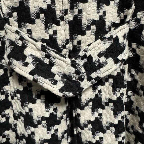 Candie’s Houndstooth Pattern Pea Coat XL - Picture 4 of 5